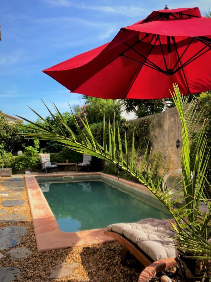 Chambre, Terrasse Et Piscine De L'Impasse Du Pressoir Le Crès 外观 照片